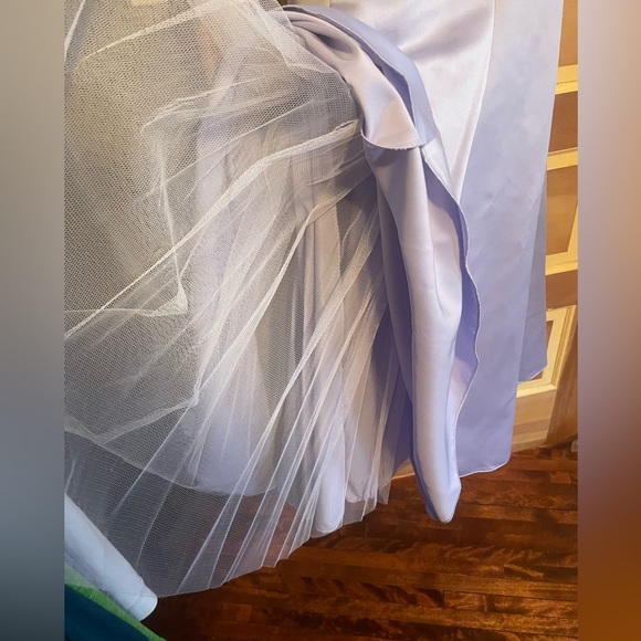 Alfred Angelo Corset Strapless Satin Dress - 💜Prom,Wedding,Formal, Bridesmaid - Picture 4 of 14